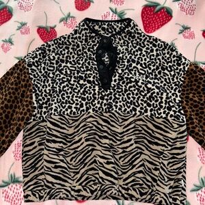 Vans Animal print Jacket/ Small